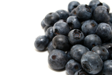 berries on white