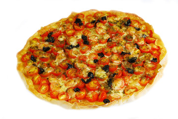 Tarte tomate cerise mozzarela