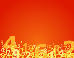 Numbers background