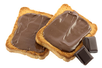 Tartines au chocolat