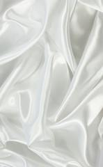 Obraz na płótnie Canvas Background of white satin material