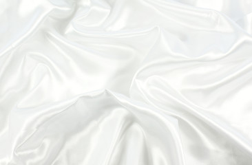 Fototapeta na wymiar Texture background of white satin