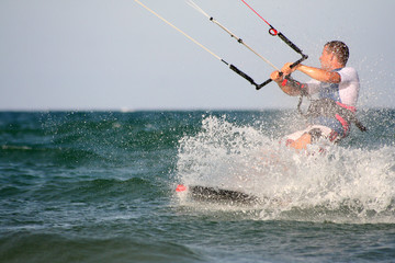 Fototapeta premium kitesurfer