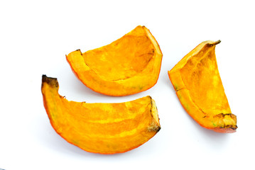 Süße,gebackene Scheiben vom Hokkaido Kürbis