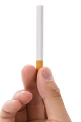 A Cigarette with white background