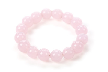 Pink Gem bracelet close up shot