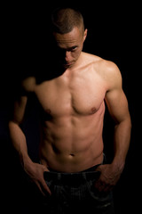 Fototapeta premium Muscular male