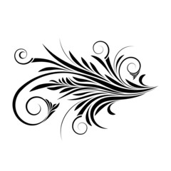 Vector Floral Swirl