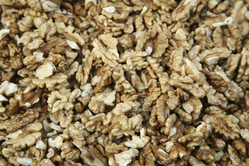 Walnuts background