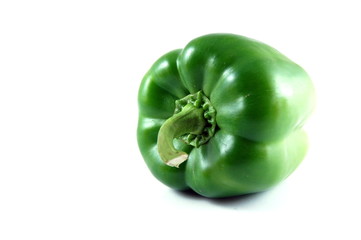 Some paprika isolated on white background