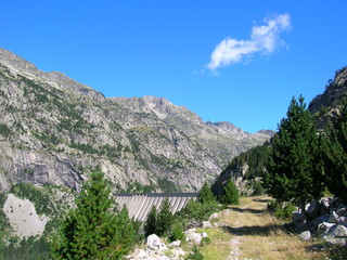Naklejka premium Barrage de Cavallers