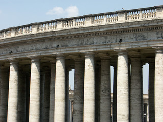 les colonnades du Vatican