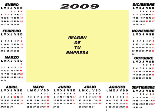 Calendario de escritorio 2009