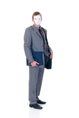 Young unknown successful businessman