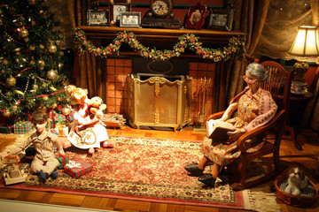 Christmas decoration and display at New York, USA..