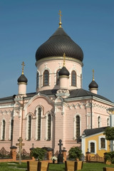 Fototapeta na wymiar monastery in Russia near Moscow 