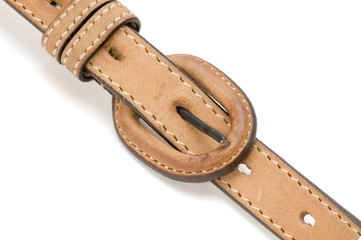 object on white: - clothes accessory - belt