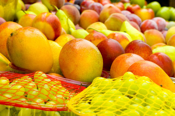 A Lot Of Delicious Fresh Fruits.