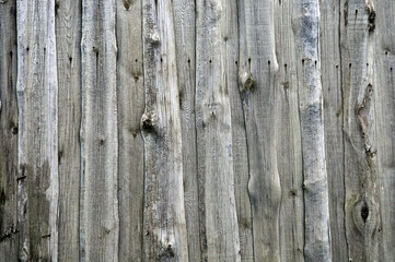 Old weathered wooden fence background