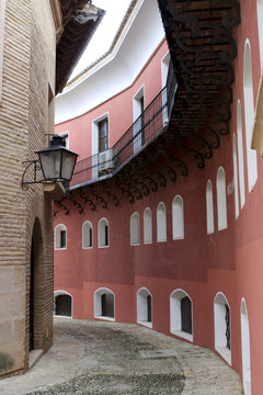 Narrow Street In Pueblo Espanol, Palma, Mallorca