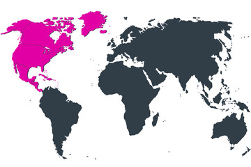 Obraz premium Weltkarte, world map