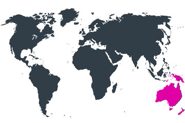 Fototapeta premium Mapa świata, mapa świata