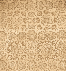 Highly detailed background with oriental ornaments