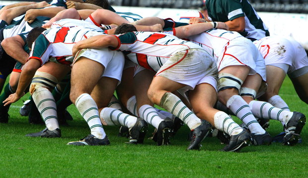 rugby action