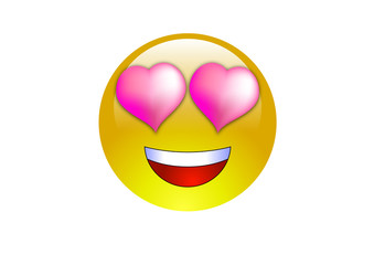 Aqua Emoticons - Love