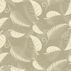 Beige leaves