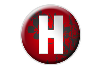 Alphabet Buchstabe H