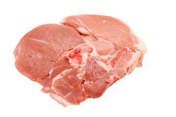 Fresh pork,  piece of gentile meat, protein food