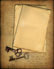 Grunge papers design in scrapbooking style