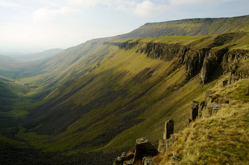 High Cup Nick Dramatic Northern English Scenery