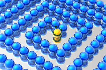 Golden leadership of business team