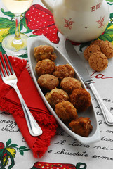 Amaretti fritti - Dolci Toscana