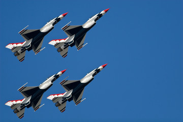 USAF Thunderbirds - obrazy, fototapety, plakaty