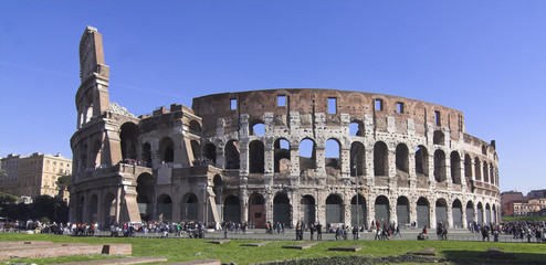 different view of colosseum - rome