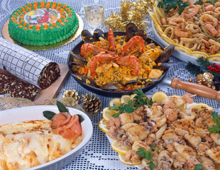 Pranzo di una festività