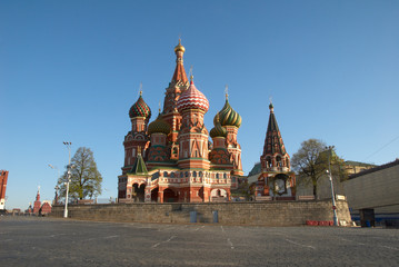 Fototapeta na wymiar Katedra St Balil w Moskwie, Federacja Rosyjska