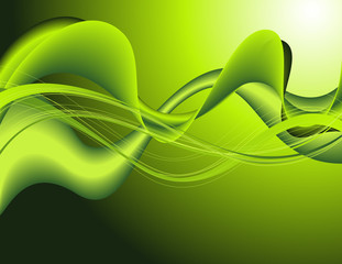 Green pattern abstract background, vector illustration