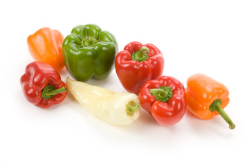Bell Pepper with white background