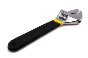 Screw key on a white background