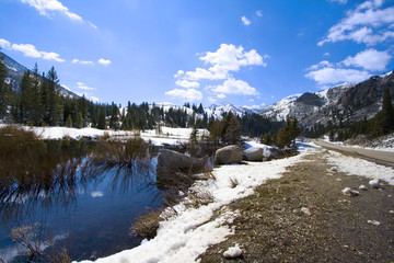 Rural Scene of a Canyon with Mountains