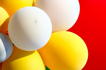 Colorful balloons, may be used as background