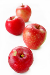 Fototapeta na wymiar Four apples