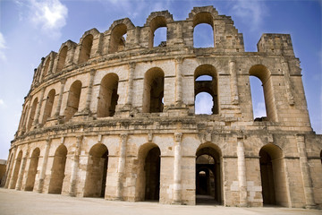 Coliseum in El Jem. Tunis.