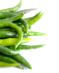 green chili peppers