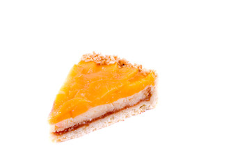 beautiful cake. on white isolated