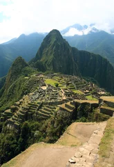Crédence de cuisine en verre imprimé Machu Picchu belle image de machu picchu perù